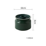 Frasco Hermético de Cerâmica Elegante para Armazenamento