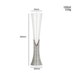 Taça de Cristal Luxuosa com Base Strass - 150ml