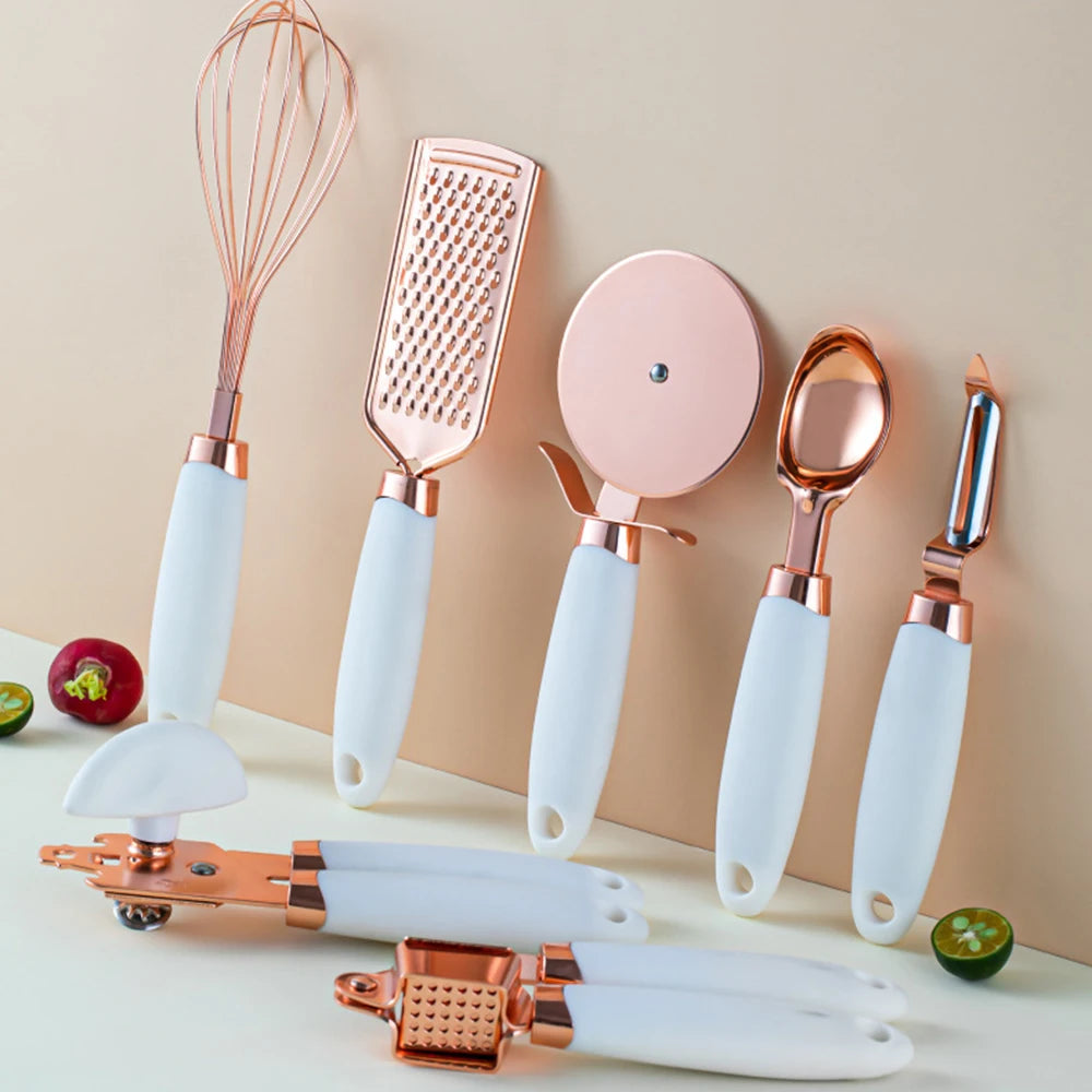 Conjunto Utensílios em Inox 7 Peças