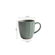 Caneca Cerâmica Canelada - 280ml