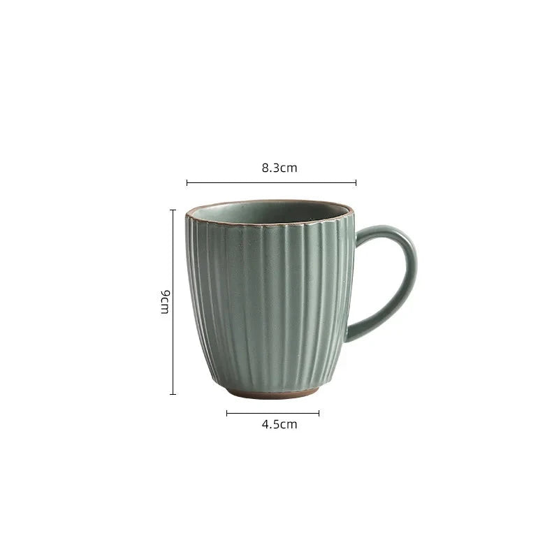Caneca Cerâmica Canelada - 280ml
