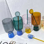 Caneca Bicolor sem Alça com Colher - 350ml