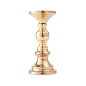 Conjunto Castiçais Dourado em Metal - 2pcs