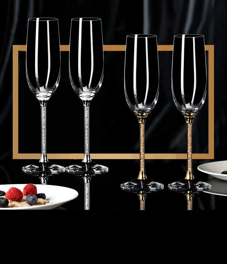Taças Diamond em Cristal 2 Pcs