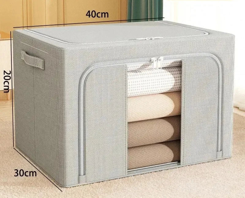 Caixa Organizadora Dobrável em Tecido Premium