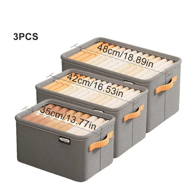 Caixa Organizadora de Roupas para Guarda-Roupas