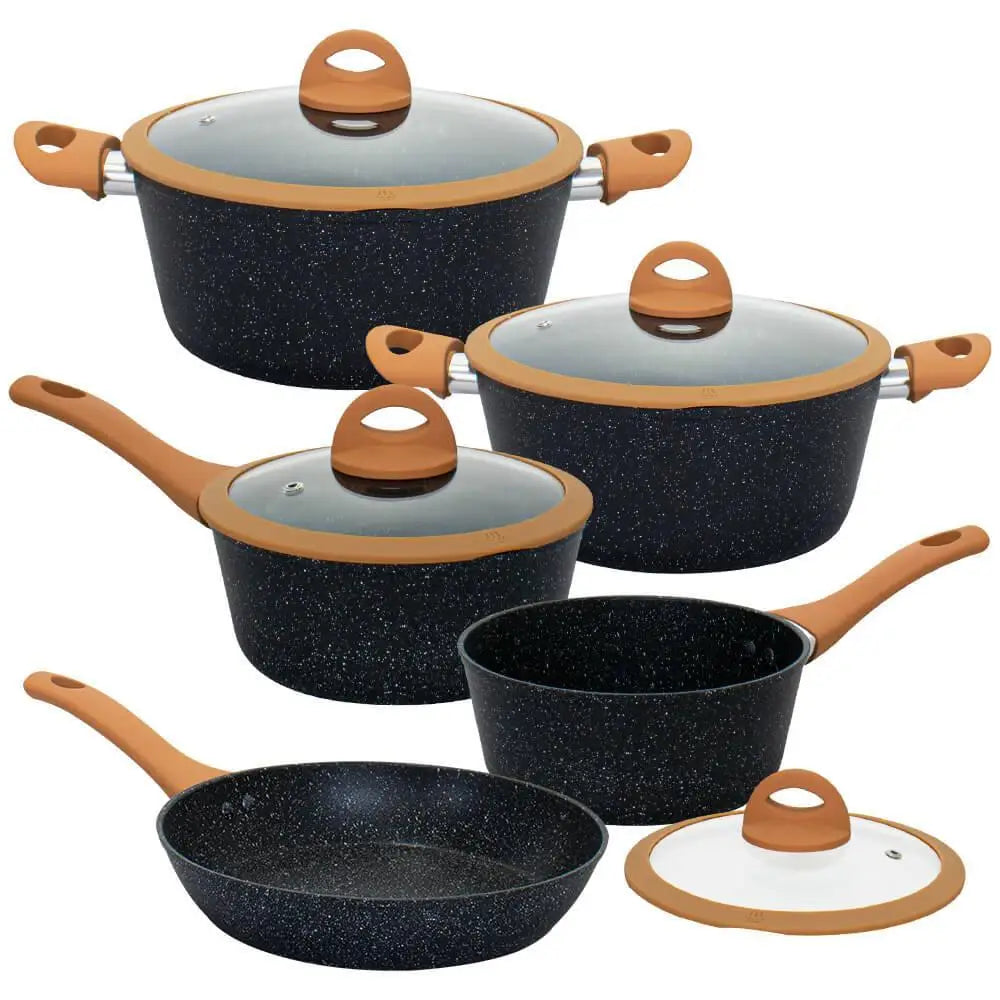 Conjunto Panelas Antiaderente Cerâmica 5pcs