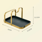 Suporte Elegante para Tampas e Utensílios de Cozinha