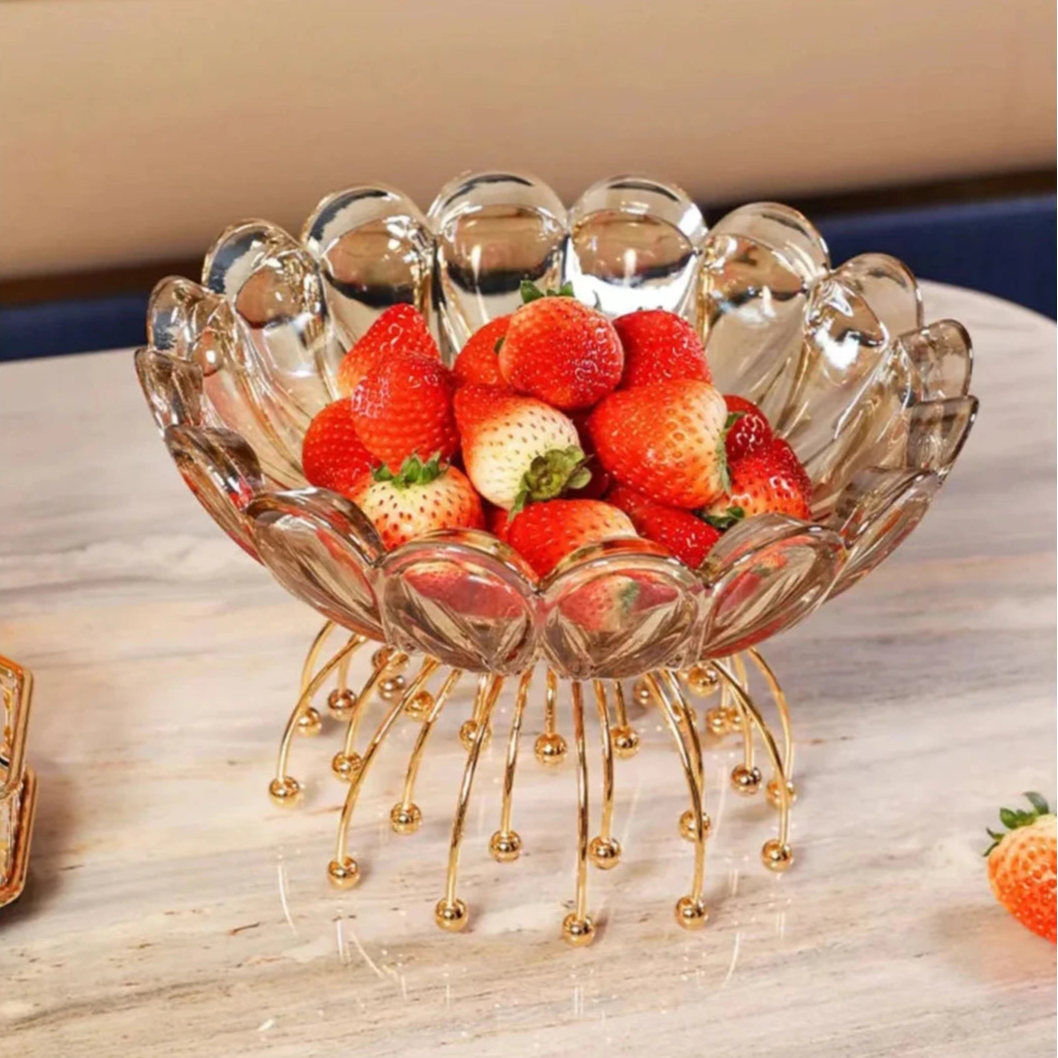 Fruteira Luxo de Vidro