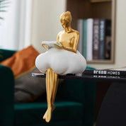 Adorno A Bailarina Dourada
