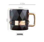 Caneca Cerâmica Nórdica Luxo - 300ml
