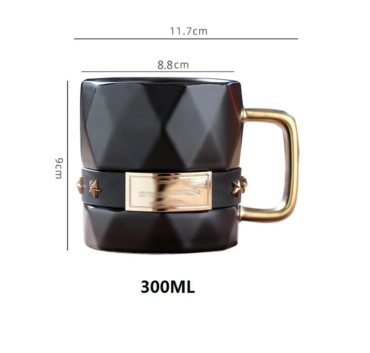 Caneca Cerâmica Nórdica Luxo - 300ml