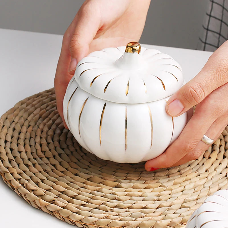 Tigela Abóbora com Tampa