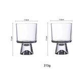 Copo 240ml de Vidro - Individual ou 2pcs