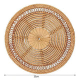 Descanso para Mesa em Vime - Individual ou Kit 3pcs