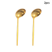 Conjunto de talheres públicos de aço inoxidável, 12 peças, escorredor, concha de sopa, bolo, pá, colher de óleo, adequado para hotel, restaurante, festa, buffet