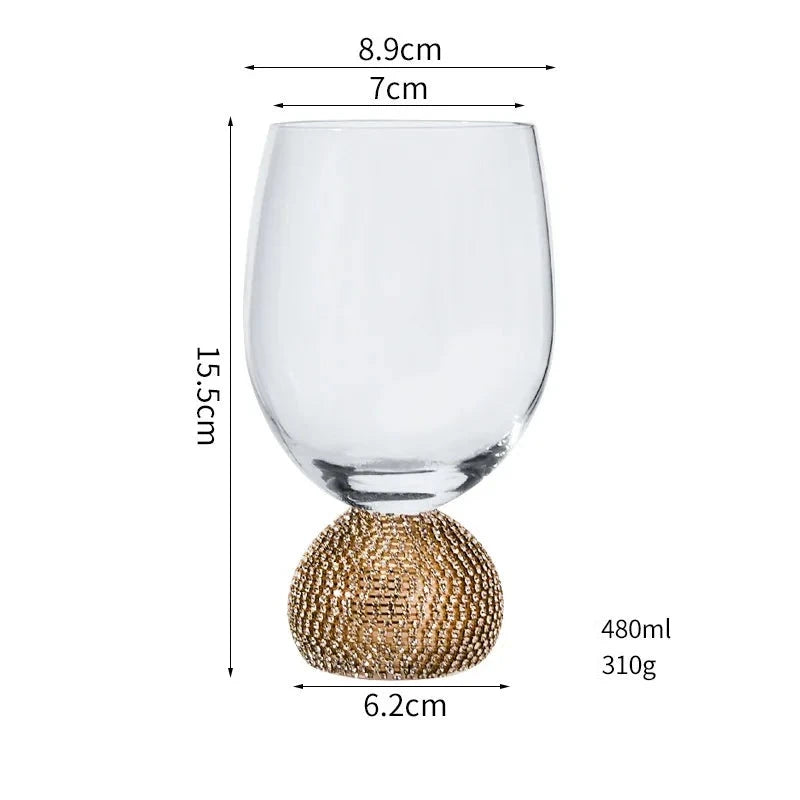 Taças Criativas Gold 3 Tamanhos