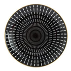 Prato de Porcelana Geométrico de Luxo