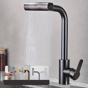 Torneira Black Cachoeira - Bico Giratório em Inox