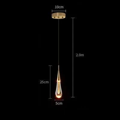 Modern Bubble Crystal Chandelier, Lâmpada suspensa, Luzes pendentes para sala de jantar, Quarto, Bar, Café, Lâmpada LED para decoração de casa
