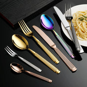 Conjunto Talheres Luxy em Aço Inoxidável - 5pcs