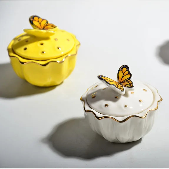 Pote Butterfly para Doces em Cerâmica