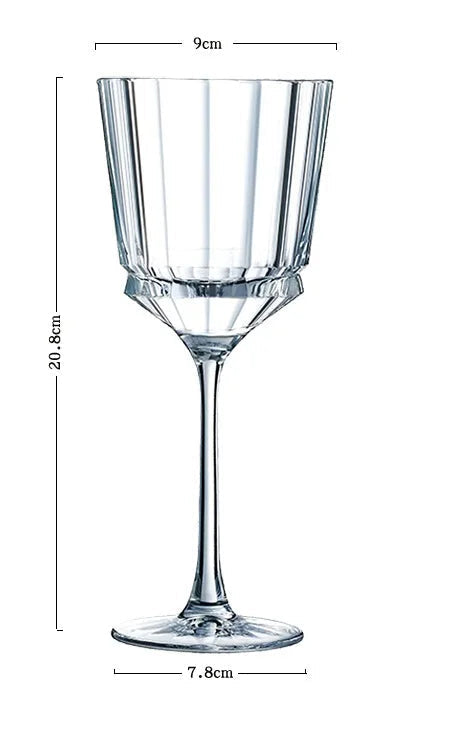 Taças e Copos de Cristal Listrado - Individual
