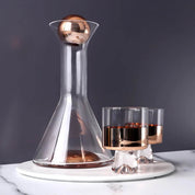 Jarra de Vidro Borosilicato Luxo 1.5L com Copos 260ml