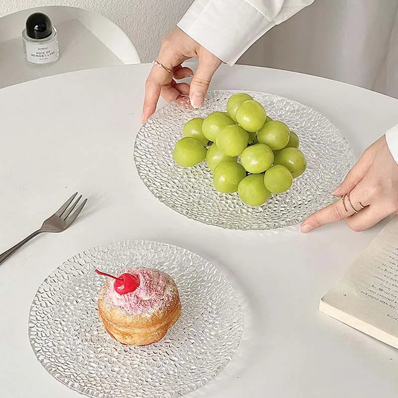 Prato para Decoração de Mesa Vidro