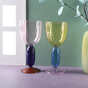 Taça de Vidro Arte Colorida - 300ml