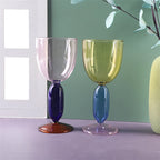 Taça de Vidro Arte Colorida - 300ml