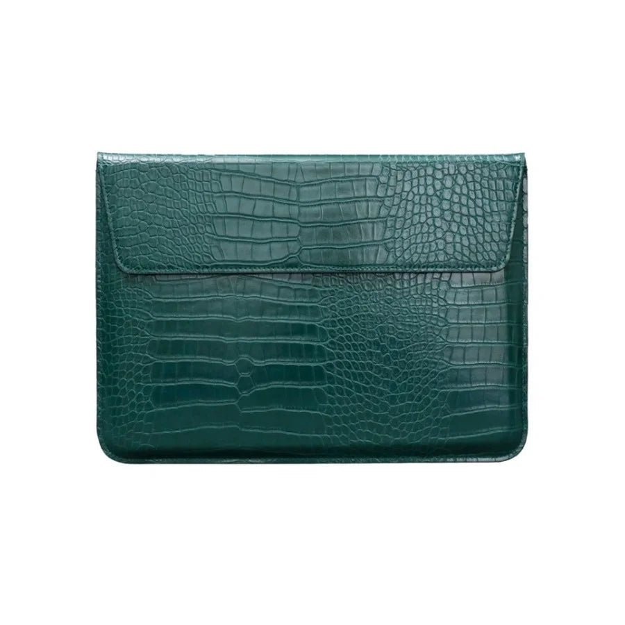 Case para MacBook em Couro Tipo Envelope para MacBook Air e MacBook Pro