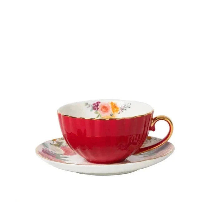 Conjunto Xícara Nice em Porcelana 2 Peças
