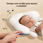 Travesseiro para Bebê Recém-Nascido Dupla Face para Dormir