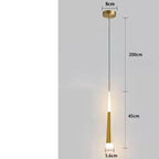 Luminária Pendente de Cristal Moderna