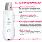 Aparelho de Peeling Facial para Limpeza Profunda e Renovação da Pele