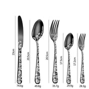 Conjunto Talheres Ramalhete 20 Pcs em Inox