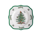 Cerâmica de Natal Louça Quadrada, Placa Longa de Alta Qualidade Padrão De Planta Vintage, Salada De Frutas Domésticas, Novo