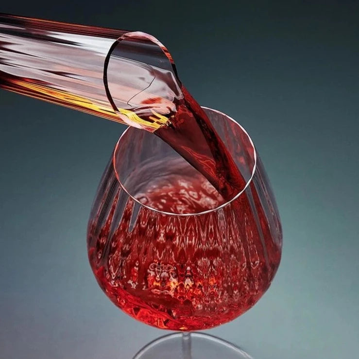 Taça de Vidro Canelado 3 Tamanhos