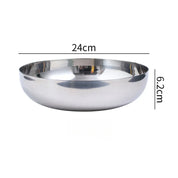 Saladeira Prata em Aço Inox