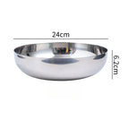 Saladeira Prata em Aço Inox