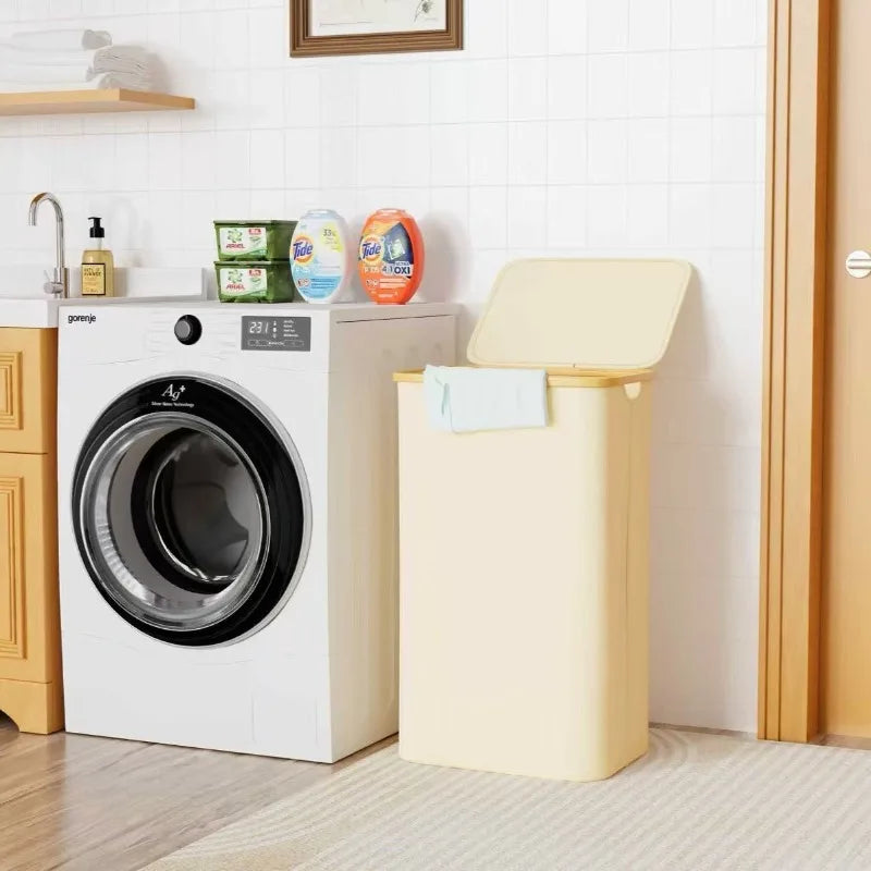 Cesto de Roupa Suja 100L com Sacola Removível