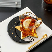 Caneca e Pires Formato Lua e Estrela 240ml