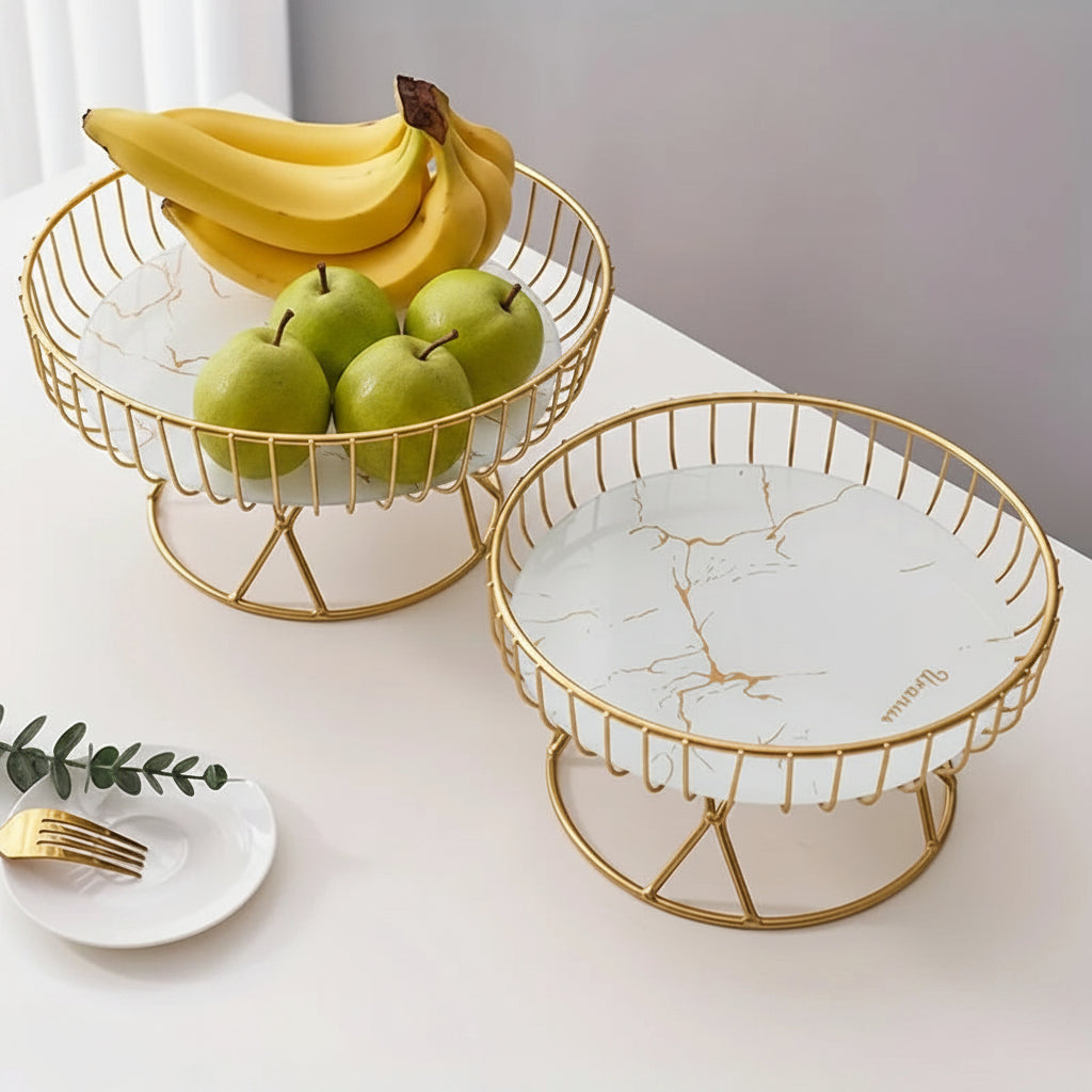 Fruteira Decorativa de Luxo para Mesa