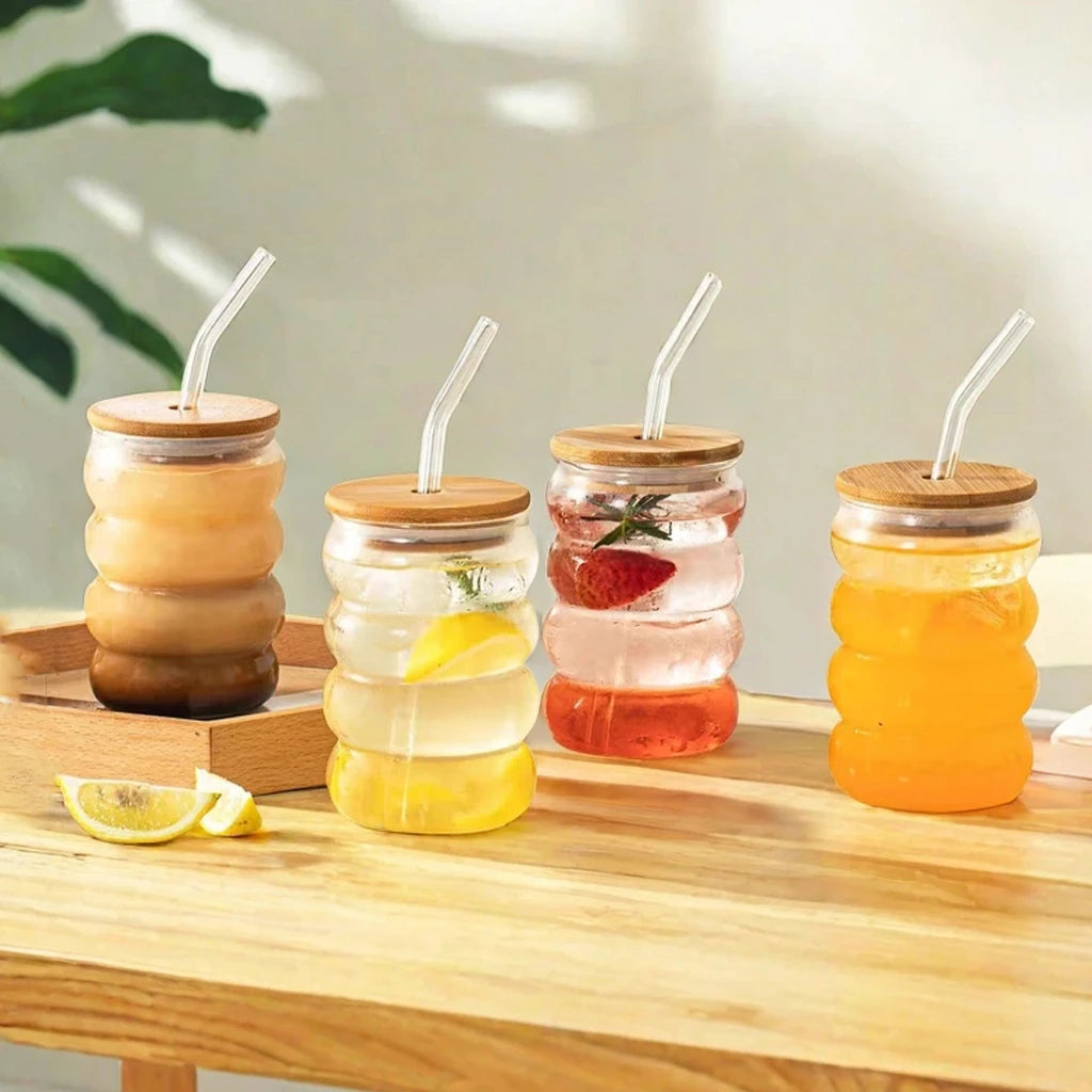 Copo Sanfonado de Vidro 350ml
