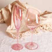 Taça Rosa de Cristal - 2 Tamanhos