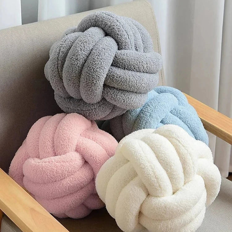 Almofada Bola Trançada