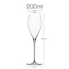 Taça para Champanhe de Cristal 200ml