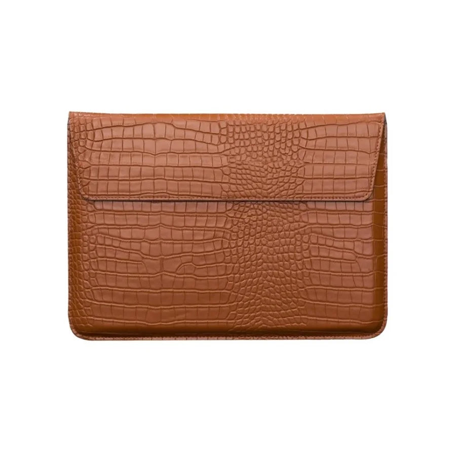 Case para MacBook em Couro Tipo Envelope para MacBook Air e MacBook Pro