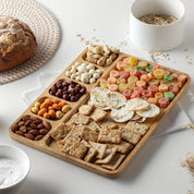 Bandeja de Bambu para Decoração e Armazenamento